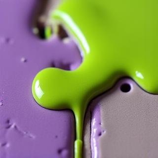 Detal malowania szkliwem